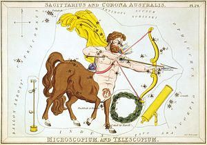 Sidney Hall - Urania's Mirror - Sagittarius and Corona Australis, Microscopium, and Telescopium.jpg